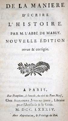 Bild Nr.1: 134-1044 Mably,(G.B.)de.: (Literatur und illustrierte Bücher bis 19.Jahrhundert)
