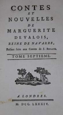 Bild Nr.1: 134-1047 Marguerite de Navarre.: (Literatur und illustrierte Bücher bis 19.Jahrhundert)