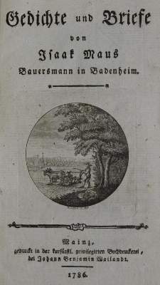 Bild Nr.1: 134-1050 Maus,I.: (Literatur und illustrierte Bücher bis 19.Jahrhundert)