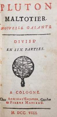 Bild Nr.1: 134-1078 Pluto maltotier.: (Literatur und illustrierte Bücher bis 19.Jahrhundert)