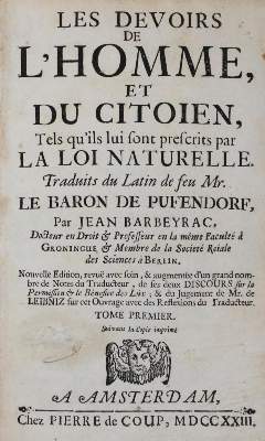 Bild Nr.1: 134-1081 Pufendorf,S.v.: (Literatur und illustrierte Bücher bis 19.Jahrhundert)
