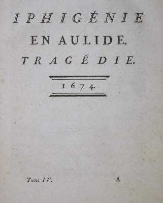 Bild Nr.2: 134-1082 Racine,J.: (Literatur und illustrierte Bücher bis 19.Jahrhundert)
