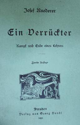 Bild Nr.1: 134-1089 Ruederer,J.: (Literatur und illustrierte Bücher bis 19.Jahrhundert)