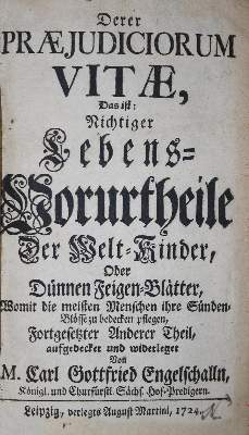Bild Nr.1: 134-110 Engelschall,C.G.: (Alte Drucke, Handschriften und Theologie)