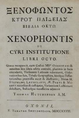 Bild Nr.1: 134-1151 Xenophon.: (Literatur und illustrierte Bücher bis 19.Jahrhundert)