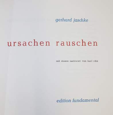 Bild Nr.1: 134-1189 Edition Fundamental.: (Literatur und illustrierte Bücher 20.Jahrhundert - Alte Literatur in modernen Ausgaben)