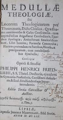 Bild Nr.1: 134-120 Friedlieb,P.H.: (Alte Drucke, Handschriften und Theologie)