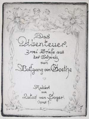 Bild Nr.1: 134-1217 Goethe,J.W.v.: (Literatur und illustrierte Bücher 20.Jahrhundert - Alte Literatur in modernen Ausgaben)