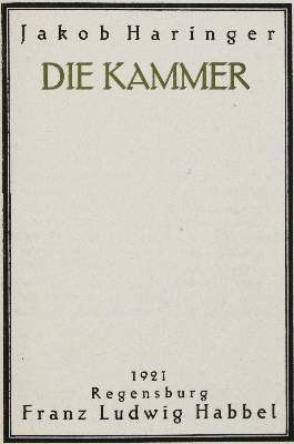 Bild Nr.1: 134-1227 Haringer,J.: (Literatur und illustrierte Bücher 20.Jahrhundert - Alte Literatur in modernen Ausgaben)