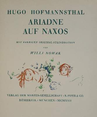 Bild Nr.1: 134-1239 Hofmannsthal,H.v.: (Literatur und illustrierte Bücher 20.Jahrhundert - Alte Literatur in modernen Ausgaben)