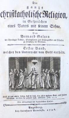 Bild Nr.1: 134-126 Galura,B.: (Alte Drucke, Handschriften und Theologie)