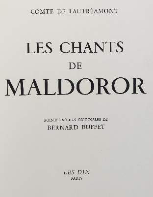 Bild Nr.1: 134-1269 Lautreamont, Comte de (d. i. Isidore-Lucien Ducasse).: (Literatur und illustrierte Bücher 20.Jahrhundert - Alte Literatur in modernen Ausgaben)