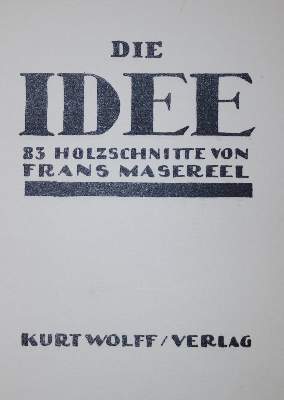 Bild Nr.1: 134-1287 Masereel,F.: (Literatur und illustrierte Bücher 20.Jahrhundert - Alte Literatur in modernen Ausgaben)
