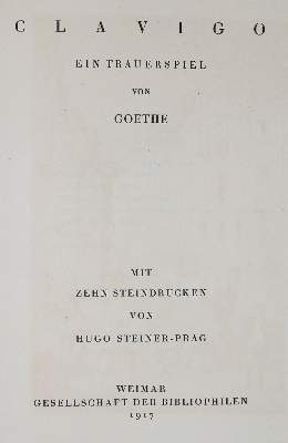 Bild Nr.2: 134-1346 Goethe,J.W.v.: (Steiner-Prag)