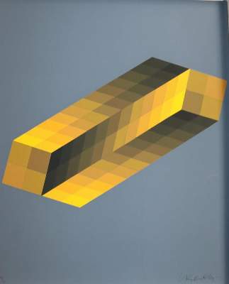 Bild Nr.18: 134-1353 Descartes,R.: (Vasarely)