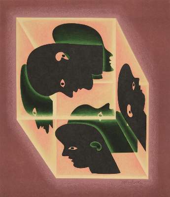 Bild Nr.22: 134-1353 Descartes,R.: (Vasarely)
