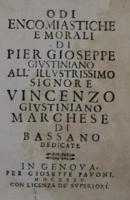 Bild Nr.1: 134-138 Giustiniano,G.: (Alte Drucke, Handschriften und Theologie)