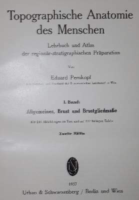 Bild Nr.2: 134-1396 Pernkopf,E.: (Medizin, Anatomie)