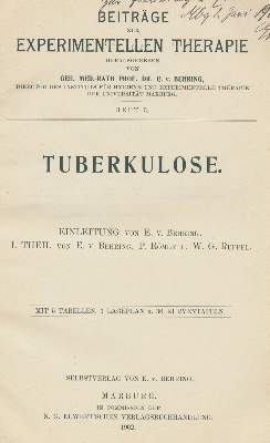 Bild Nr.2: 134-1402 Behring,E. u.a.: (Medizin)
