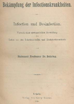 Bild Nr.1: 134-1403 Behring,(E.v.): (Medizin)