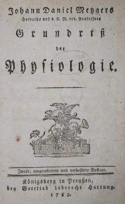 Bild Nr.1: 134-1434 Metzger,J.D.: (Medizin)
