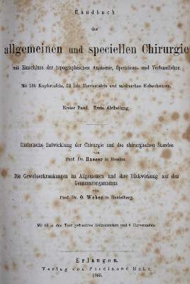Bild Nr.1: 134-1442 Pitha,(F.)v. u. C.A.T.Billroth.: (Medizin)