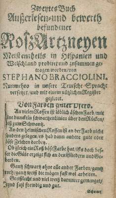 Bild Nr.1: 134-1456 Pluvine,A. u. St.Bracciolini.: (Medizin, Veterinärmedizin)