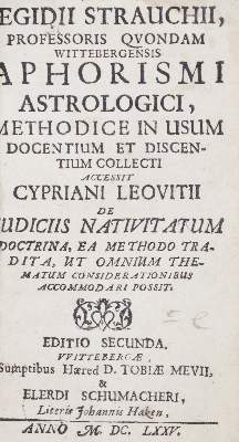 Bild Nr.1: 134-1505 Strauch,A.: (Verschiedene Gebiete - Varia, Astronomie)