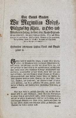 Bild Nr.1: 134-1533 Von Gottes Gnaden Wir: (Verschiedene Gebiete - Varia, Feuerschäden, Edikt)