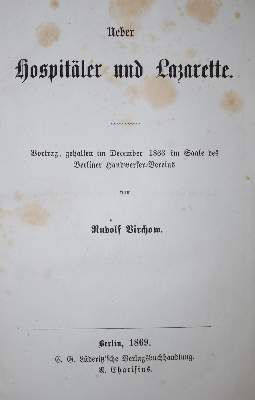 Bild Nr.1: 134-1586 Virchow,R. u. F.v.Holtzendorff (Hrsg.).: (Verschiedene Gebiete - Varia)