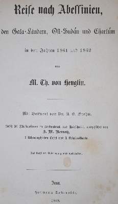 Bild Nr.2: 134-1592 Heuglin,M.T.v.: (Afrika, Äthiopien)