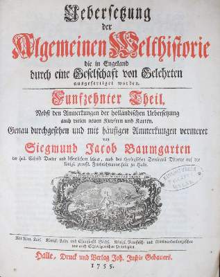 Bild Nr.1: 134-1603 Baumgarten,S.J.: (Afrika, Karthago)