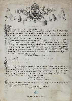 Bild Nr.1: 134-163 Urkunde: (Handschriften, Preußen)