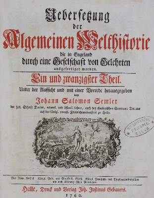 Bild Nr.1: 134-1669 Semler,J.S.: (Asien)