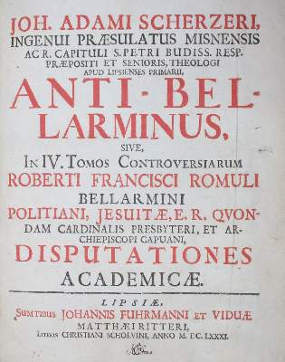 Bild Nr.1: 134-17 Schertzer,J.A.: (Bellarmino)