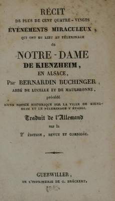 Bild Nr.1: 134-1714 Buchinger,B.: (Deutschland, Elsass, Kienzheim)