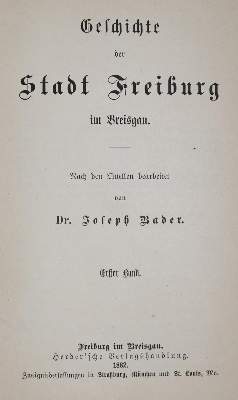 Bild Nr.1: 134-1728 Bader,J.: (Deutschland, Freiburg)