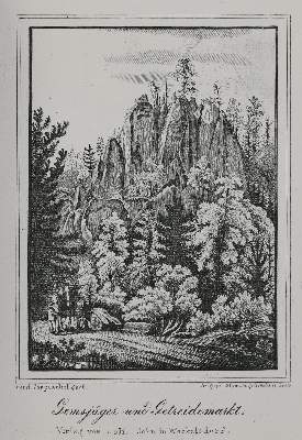 Bild Nr.1: 134-1831 (John,U.).: (Deutschland, Weckelsdorfer Felsen)