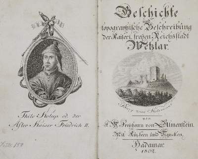 Bild Nr.1: 134-1834 Ulmenstein,F.W.v.: (Deutschland, Wetzlar)