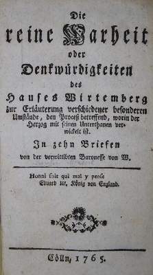 Bild Nr.1: 134-1839 (Maubert de Gouvest,J.H.).: (Deutschland, Württemberg)