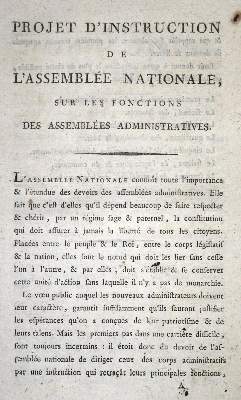 Bild Nr.1: 134-1871 Projet d'Instruction: (Frankreich, Revolution)
