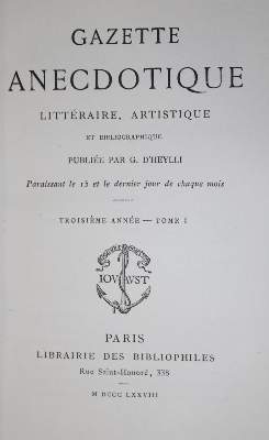 Bild Nr.1: 134-1873 Sammlung: (Frankreich)