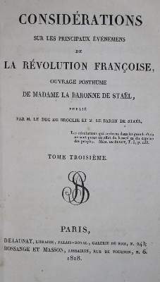 Bild Nr.1: 134-1874 Stael-Holstein,A.L.G.de.: (Frankreich)