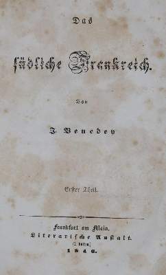 Bild Nr.1: 134-1876 Venedey,J.: (Frankreich)