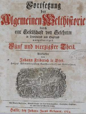 Bild Nr.1: 134-1885 Le Bret,J.F.: (Italien)