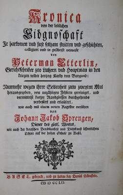 Bild Nr.1: 134-1917 Etterlin,P.: (Schweiz)