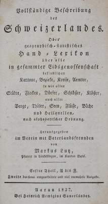Bild Nr.1: 134-1925 Lutz,M.: (Schweiz)