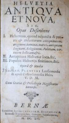 Bild Nr.1: 134-1931 Plantin,J.B.: (Schweiz)