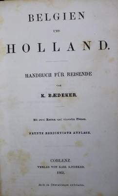 Bild Nr.2: 134-1957 Benelux.: (Verschiedene Länder - Geschichte, Baedeker)