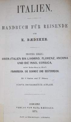 Bild Nr.2: 134-1965 Italien.: (Verschiedene Länder - Geschichte, Baedeker)